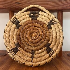 Papago Indian Baskets Native American Trivet Vintage